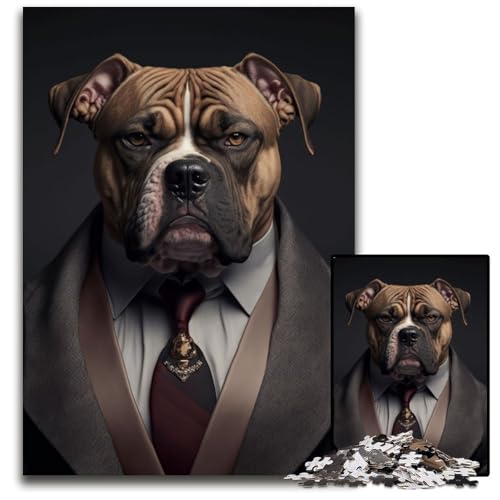 Don Doggo 1000-Teile-Puzzle für Erwachsene, Puzzles für Erwachsene, für Teenager und Familienspaß – DIY-Denkspiel, Geschenk, 50x75cm/19,68x29,52 Zoll Don Doggo 1000-Teile-Puzzle für Erwachsene, Puzzles für Erwachsene, für Teenager und Familienspaß – DIY-Denkspiel, Geschenk, 50x75cm/19,68x29,52 Zoll von JIANGENNF