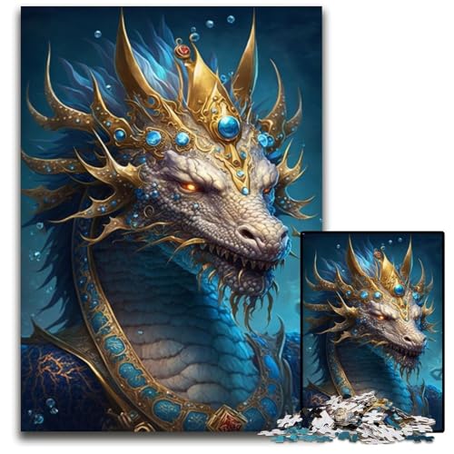 Drachenmonster-Puzzle 1000 Teile für Erwachsene, Papppuzzle, Familie und Freunde, geeignet für Kinder ab 14 Jahren, 26x38cm/10,23x14,96 Zoll Drachenmonster-Puzzle 1000 Teile für Erwachsene, Papppuzzle, Familie und Freunde, geeignet für Kinder ab 14 Jahren, 26x38cm/10,23x14,96 Zoll von JIANGENNF