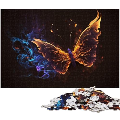 Fantasy Butterfly 1000-teiliges Puzzle für Erwachsene, Holzpuzzle, DIY-Dekoration, Gehirn-Herausforderung, für Erwachsene, Familie, 50 x 75 cm / 19,68 x 29,52 Zoll Fantasy Butterfly 1000-teiliges Puzzle für Erwachsene, Holzpuzzle, DIY-Dekoration, Gehirn-Herausforderung, für Erwachsene, Familie, 50 x 75 cm / 19,68 x 29,52 Zoll von JIANGENNF