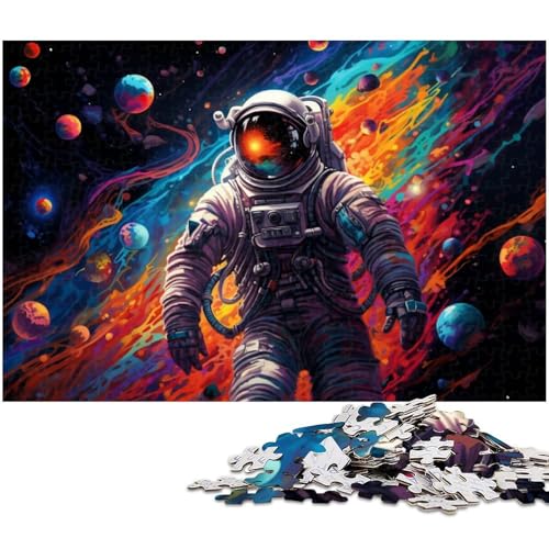 Fantasy-Frosch-Astronauten-Puzzles für 1000 Teile, Holzpuzzles, anspruchsvolles DIY-Denkspiel, perfektes Familienspiel oder dekoratives Geschenk, 50 x 75 cm / 19,68 x 29,52 Zoll Fantasy-Frosch-Astronauten-Puzzles für 1000 Teile, Holzpuzzles, anspruchsvolles DIY-Denkspiel, perfektes Familienspiel oder dekoratives Geschenk, 50 x 75 cm / 19,68 x 29,52 Zoll von JIANGENNF