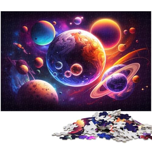 Fantasy Galaxy Puzzles für 1000 Teile aus Karton, anspruchsvolles DIY-Denkspiel, perfektes Familienspiel oder dekoratives Geschenk, 26 x 38 cm / 10,23 x 14,96 Zoll Fantasy Galaxy Puzzles für 1000 Teile aus Karton, anspruchsvolles DIY-Denkspiel, perfektes Familienspiel oder dekoratives Geschenk, 26 x 38 cm / 10,23 x 14,96 Zoll von JIANGENNF