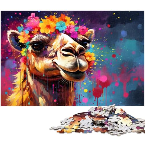 Fantasy-Kamel-Puzzles 1000 Teile für Erwachsene. Schwierige Puzzles für Erwachsene. Herausforderndes Denkspiel – Entspannendes Spielzeug für Teenager. 26 x 38 cm / 10,23 x 14,96 Zoll Fantasy-Kamel-Puzzles 1000 Teile für Erwachsene. Schwierige Puzzles für Erwachsene. Herausforderndes Denkspiel – Entspannendes Spielzeug für Teenager. 26 x 38 cm / 10,23 x 14,96 Zoll von JIANGENNF