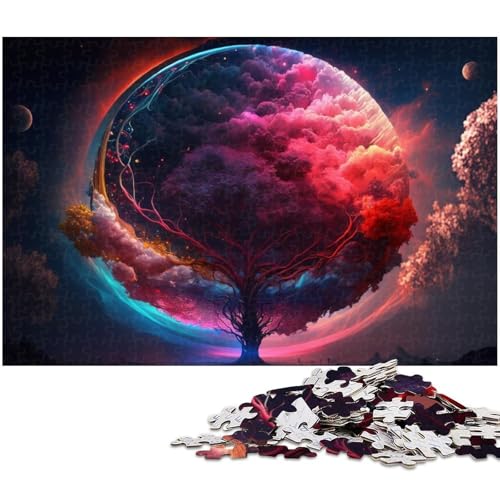 Fantasy Planet 1000-Teile-Puzzle für Erwachsene, Puzzle, ideal für Familienspaß, Entspannung, 26 x 38 cm / 10,23 x 14,96 Zoll Fantasy Planet 1000-Teile-Puzzle für Erwachsene, Puzzle, ideal für Familienspaß, Entspannung, 26 x 38 cm / 10,23 x 14,96 Zoll von JIANGENNF