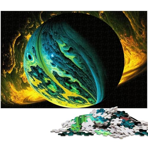 Fantasy Planet 1000-teiliges Puzzle, Kartonpuzzle für Erwachsene, ideal für Teenager und Sammler, Reisegeschenk, Familienaktivität, 26 x 38 cm / 10,23 x 14,96 Zoll Fantasy Planet 1000-teiliges Puzzle, Kartonpuzzle für Erwachsene, ideal für Teenager und Sammler, Reisegeschenk, Familienaktivität, 26 x 38 cm / 10,23 x 14,96 Zoll von JIANGENNF