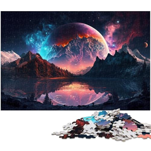 Fantasy Planet Puzzles für 1000 Teile, Holzpuzzles, anspruchsvolles DIY-Denkspiel, perfektes Familienspiel oder dekoratives Geschenk, 50 x 75 cm / 19,68 x 29,52 Zoll Fantasy Planet Puzzles für 1000 Teile, Holzpuzzles, anspruchsvolles DIY-Denkspiel, perfektes Familienspiel oder dekoratives Geschenk, 50 x 75 cm / 19,68 x 29,52 Zoll von JIANGENNF