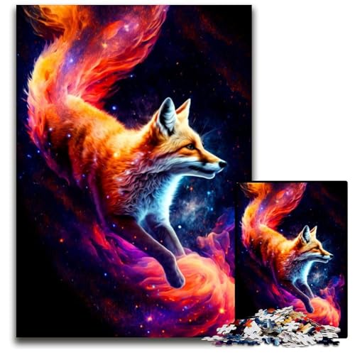 Fox Jigsaws 1000 Teile für Erwachsene, Puzzle, Denkspiel für Teenager, 50x75cm/19,68x29,52 Zoll Fox Jigsaws 1000 Teile für Erwachsene, Puzzle, Denkspiel für Teenager, 50x75cm/19,68x29,52 Zoll von JIANGENNF