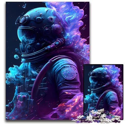Galactic Diver 1000-teiliges Puzzle für Erwachsene aus Pappe. Interaktives Familienspiel, Denksportaufgabe, Lernspielzeug, 26x38cm/10,23x14,96 Zoll von JIANGENNF