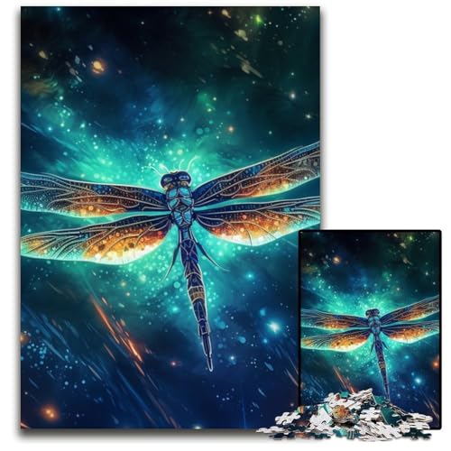 Galaxy Dragonfly Puzzles für Erwachsene, 1000 Puzzles aus Pappe, Denkspiel, interaktives Familienspiel, geeignet für Kinder ab 14 Jahren, 26x38cm/10,23x14,96 Zoll Galaxy Dragonfly Puzzles für Erwachsene, 1000 Puzzles aus Pappe, Denkspiel, interaktives Familienspiel, geeignet für Kinder ab 14 Jahren, 26x38cm/10,23x14,96 Zoll von JIANGENNF