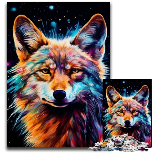 Galaxy Fox 1000-teiliges Puzzle, anspruchsvolle Puzzles, interaktives Familienspiel, Denksportaufgabe, Lernspielzeug, 50x75cm/19,68x29,52 Zoll Galaxy Fox 1000-teiliges Puzzle, anspruchsvolle Puzzles, interaktives Familienspiel, Denksportaufgabe, Lernspielzeug, 50x75cm/19,68x29,52 Zoll von JIANGENNF