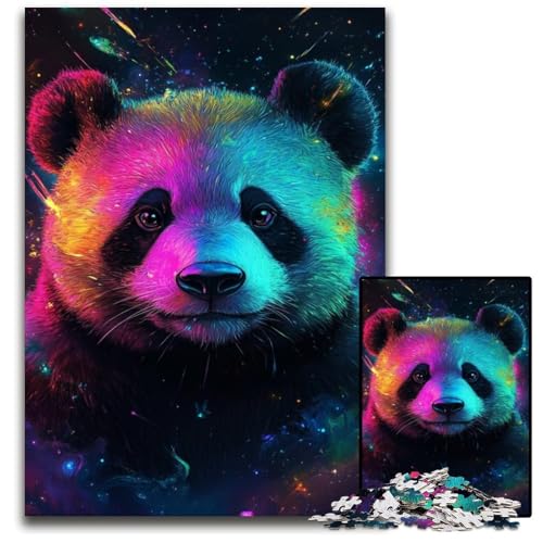 Galaxy Panda Puzzle 1000 Teile für Erwachsene, Puzzles, Eltern, Partner, Freunde – ab 14 Jahren, 26x38cm/10,23x14,96 Zoll von JIANGENNF