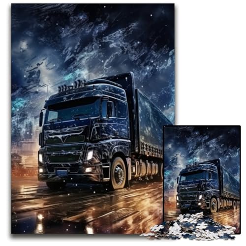 Galaxy Truck Puzzle für Erwachsene, 1000 Teile, Papppuzzle, interaktives Familienspiel, Denksportaufgabe, Lernspielzeug, 26x38cm/10,23x14,96 Zoll Galaxy Truck Puzzle für Erwachsene, 1000 Teile, Papppuzzle, interaktives Familienspiel, Denksportaufgabe, Lernspielzeug, 26x38cm/10,23x14,96 Zoll von JIANGENNF