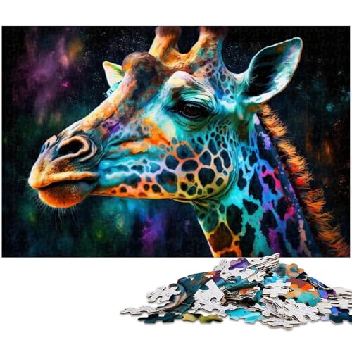 Giraffe 1000-teiliges Puzzle für Erwachsene, schwierige Rätsel für Erwachsene, anspruchsvolles Denkspiel für Teenager, Spaß für den Familienspielabend, 26 x 38 cm / 10,23 x 14,96 Zoll Giraffe 1000-teiliges Puzzle für Erwachsene, schwierige Rätsel für Erwachsene, anspruchsvolles Denkspiel für Teenager, Spaß für den Familienspielabend, 26 x 38 cm / 10,23 x 14,96 Zoll von JIANGENNF