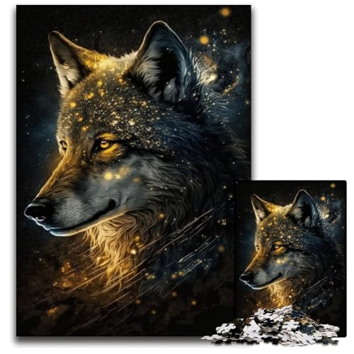 Gold Pervert Puzzles für 1000 Teile, interaktives Familienspiel, Denksportaufgabe, Lernspielzeug, 26x38cm/10,23x14,96 Zoll von JIANGENNF