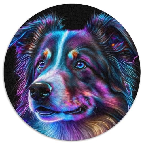 Hunde-Puzzle für Erwachsene, 1000-teiliges Puzzle für Erwachsene, pädagogisches Denkspiel, künstlerische Heim- und Bürodekoration, ab 14 Jahren (Größe 67,5 x 67,5 cm) von JIANGENNF