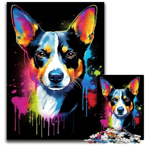 Hundepuzzle 1000 Teile für Erwachsene, Holzpuzzle, Weihnachten, Halloween, Ostern, Neujahr, 50x75cm/19,68x29,52 Zoll Hundepuzzle 1000 Teile für Erwachsene, Holzpuzzle, Weihnachten, Halloween, Ostern, Neujahr, 50x75cm/19,68x29,52 Zoll von JIANGENNF