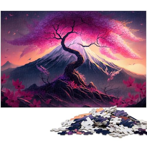 Japan Fuji Mountain Neon-Puzzles für 1000-teilige Holzpuzzles, anspruchsvolles DIY-Denkspiel, perfektes Familienspiel oder dekoratives Geschenk, 50 x 75 cm / 19,68 x 29,52 Zoll Japan Fuji Mountain Neon-Puzzles für 1000-teilige Holzpuzzles, anspruchsvolles DIY-Denkspiel, perfektes Familienspiel oder dekoratives Geschenk, 50 x 75 cm / 19,68 x 29,52 Zoll von JIANGENNF