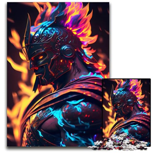 JigsawPuzzle 1000 Teile für Erwachsene Blazing Ares Puzzles für Erwachsene Perfekt für Teenager und Sammler, Ideale Heimdekoration und Reisegeschenk 26x38cm/10,23x14,96 Zoll von JIANGENNF