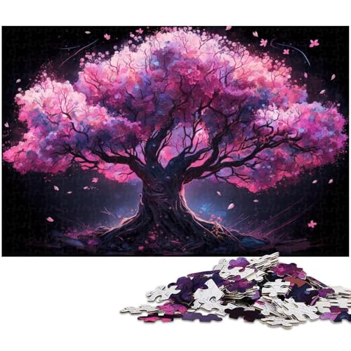 Kirschblütenbaum-Puzzle für Erwachsene, 1000 Teile, anspruchsvolle Puzzles, Muttertag, Geburtstag, Weihnachten, 26 x 38 cm / 10,23 x 14,96 Zoll Kirschblütenbaum-Puzzle für Erwachsene, 1000 Teile, anspruchsvolle Puzzles, Muttertag, Geburtstag, Weihnachten, 26 x 38 cm / 10,23 x 14,96 Zoll von JIANGENNF
