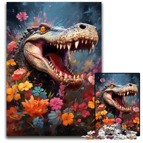 Krokodil-Puzzle, 1000 Teile, anspruchsvolle Puzzles, interaktives Familienspiel, Denksportaufgabe, Lernspielzeug, 26x38cm/10,23x14,96 Zoll Krokodil-Puzzle, 1000 Teile, anspruchsvolle Puzzles, interaktives Familienspiel, Denksportaufgabe, Lernspielzeug, 26x38cm/10,23x14,96 Zoll von JIANGENNF
