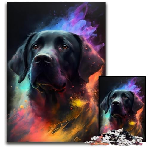 Labrador-Puzzle 1000 Teile für Erwachsene, anspruchsvolle Puzzles, pädagogische Aktivität zur Verbesserung kognitiver Fähigkeiten, 50x75cm/19,68x29,52 Zoll Labrador-Puzzle 1000 Teile für Erwachsene, anspruchsvolle Puzzles, pädagogische Aktivität zur Verbesserung kognitiver Fähigkeiten, 50x75cm/19,68x29,52 Zoll von JIANGENNF