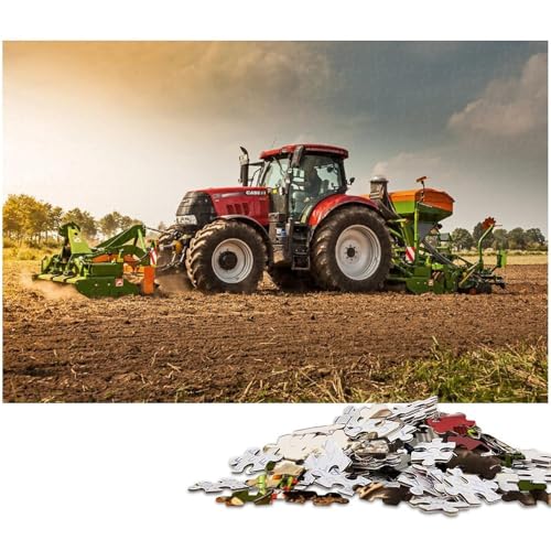 Landwirtschaftliche Werkzeuge, Traktoren, 1000-teiliges Puzzle, Puzzles für Erwachsene, Heimaktivität für Feiertage, Geburtstage und Familienspieleabende, 50 x 75 cm / 19,68 x 29,52 Zoll Landwirtschaftliche Werkzeuge, Traktoren, 1000-teiliges Puzzle, Puzzles für Erwachsene, Heimaktivität für Feiertage, Geburtstage und Familienspieleabende, 50 x 75 cm / 19,68 x 29,52 Zoll von JIANGENNF