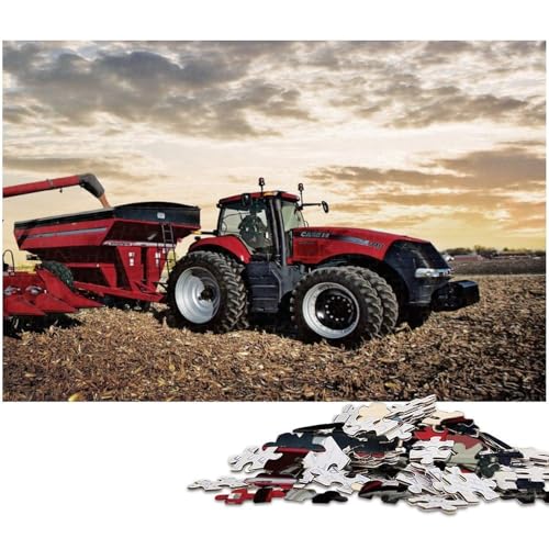 Landwirtschaftliche Werkzeuge Traktoren 1000-teiliges Puzzle Kartonpuzzle DIY-Dekoration, Gehirn-Herausforderung, für Erwachsene, Familie, 26 x 38 cm / 10,23 x 14,96 Zoll Landwirtschaftliche Werkzeuge Traktoren 1000-teiliges Puzzle Kartonpuzzle DIY-Dekoration, Gehirn-Herausforderung, für Erwachsene, Familie, 26 x 38 cm / 10,23 x 14,96 Zoll von JIANGENNF