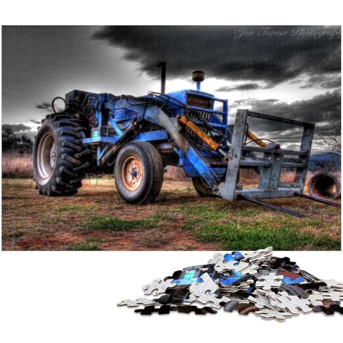 Landwirtschaftliche Werkzeuge Traktoren 1000-teiliges Puzzle Kartonpuzzle DIY-Dekoration, Gehirn-Herausforderung, für Erwachsene, Familie, 26 x 38 cm / 10,23 x 14,96 Zoll Landwirtschaftliche Werkzeuge Traktoren 1000-teiliges Puzzle Kartonpuzzle DIY-Dekoration, Gehirn-Herausforderung, für Erwachsene, Familie, 26 x 38 cm / 10,23 x 14,96 Zoll von JIANGENNF