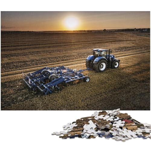 Landwirtschaftliche Werkzeuge Traktoren 1000-teiliges Puzzle für Erwachsene. Herausforderndes DIY-Denkspiel, perfektes Familienspiel oder dekoratives Geschenk 26 x 38 cm / 10,23 x 14,96 Zoll Landwirtschaftliche Werkzeuge Traktoren 1000-teiliges Puzzle für Erwachsene. Herausforderndes DIY-Denkspiel, perfektes Familienspiel oder dekoratives Geschenk 26 x 38 cm / 10,23 x 14,96 Zoll von JIANGENNF