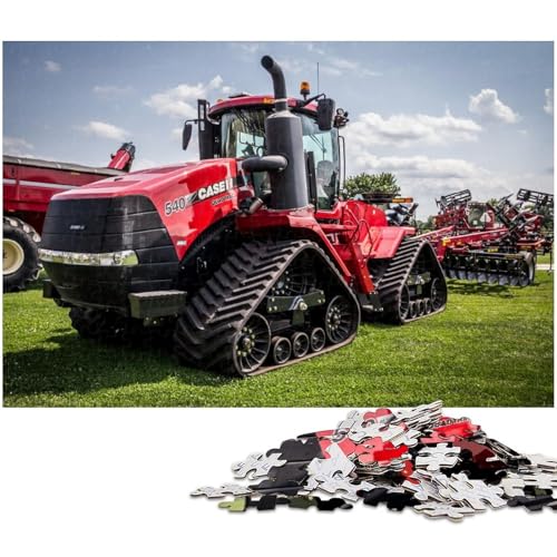 Landwirtschaftliche Werkzeuge Traktoren Puzzle 1000 Teile für Erwachsene Anspruchsvolle Puzzles Perfekte Heim- oder Bürodekoration, 26 x 38 cm / 10,23 x 14,96 Zoll von JIANGENNF
