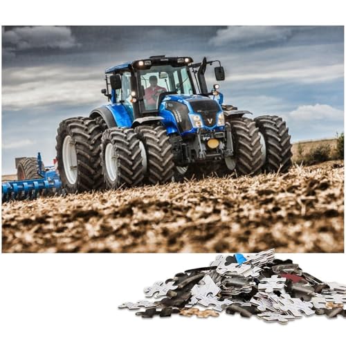Landwirtschaftliche Werkzeuge Traktoren Puzzle 1000 Teile für Erwachsene Puzzles Perfekt für Teenager und Sammler, Ideale Heimdekoration und Reisegeschenk 26 x 38 cm / 10,23 x 14,96 Zoll von JIANGENNF