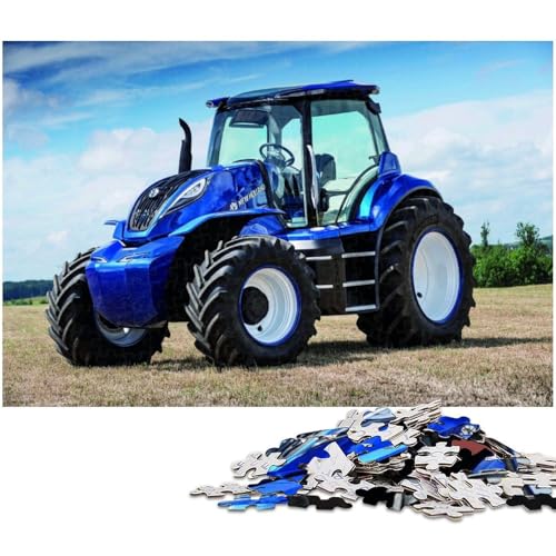 Landwirtschaftliche Werkzeuge Traktoren Puzzle 1000 Teile für Erwachsene Puzzles Perfekt für Teenager und Sammler, Ideale Heimdekoration und Reisegeschenk 50 x 75 cm / 19,68 x 29,52 Zoll von JIANGENNF