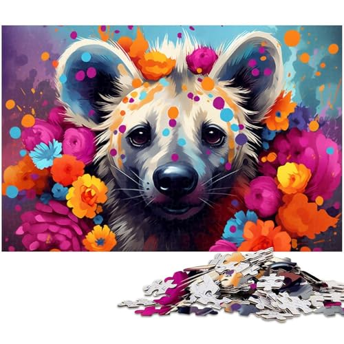 Lemur Flowers 1000-teiliges Puzzle, Holzpuzzle, entspannende Unterhaltung, Heimdekoration, 50 x 75 cm / 19,68 x 29,52 Zoll Lemur Flowers 1000-teiliges Puzzle, Holzpuzzle, entspannende Unterhaltung, Heimdekoration, 50 x 75 cm / 19,68 x 29,52 Zoll von JIANGENNF