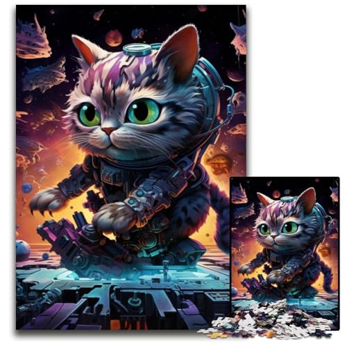 Magic Art Katzen-Puzzle für Erwachsene, 1000 Teile, Holzpuzzle, interaktives Familienspiel, Denksportaufgabe, Lernspielzeug, 50x75cm/19,68x29,52 Zoll Magic Art Katzen-Puzzle für Erwachsene, 1000 Teile, Holzpuzzle, interaktives Familienspiel, Denksportaufgabe, Lernspielzeug, 50x75cm/19,68x29,52 Zoll von JIANGENNF