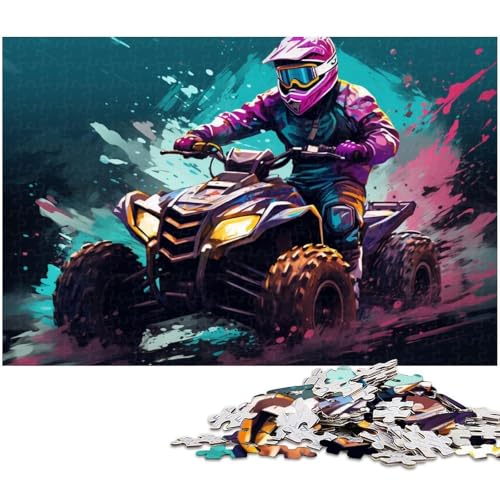 Mountainbike-Puzzle für Erwachsene, 1000 Teile, Puzzle für Erwachsene, anspruchsvolles DIY-Denkspiel, perfektes Familienspiel oder dekoratives Geschenk, 26 x 38 cm / 10,23 x 14,96 Zoll Mountainbike-Puzzle für Erwachsene, 1000 Teile, Puzzle für Erwachsene, anspruchsvolles DIY-Denkspiel, perfektes Familienspiel oder dekoratives Geschenk, 26 x 38 cm / 10,23 x 14,96 Zoll von JIANGENNF