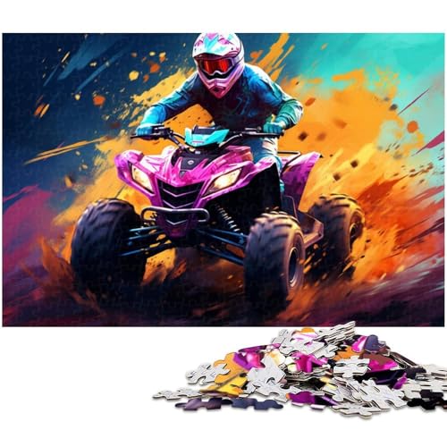 Mountainbike-Puzzles für 1000 Teile, Kartonpuzzles, anspruchsvolles DIY-Denkspiel, perfektes Familienspiel oder dekoratives Geschenk, 26 x 38 cm / 10,23 x 14,96 Zoll Mountainbike-Puzzles für 1000 Teile, Kartonpuzzles, anspruchsvolles DIY-Denkspiel, perfektes Familienspiel oder dekoratives Geschenk, 26 x 38 cm / 10,23 x 14,96 Zoll von JIANGENNF