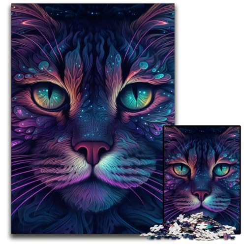 Mystery-Puzzle, 1000 Teile, Holzpuzzle, Weihnachten, Halloween, Ostern, Neujahr, 50x75cm/19,68x29,52 Zoll Mystery-Puzzle, 1000 Teile, Holzpuzzle, Weihnachten, Halloween, Ostern, Neujahr, 50x75cm/19,68x29,52 Zoll von JIANGENNF
