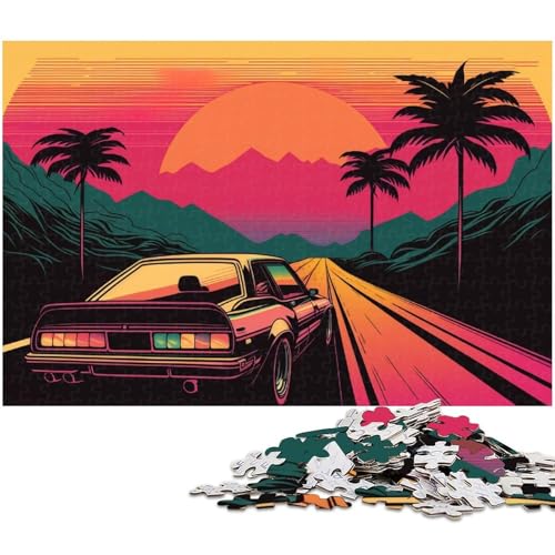 Neon-Landschaftspuzzles für 1000 Teile, Holzpuzzles, anspruchsvolles DIY-Denkspiel, perfektes Familienspiel oder dekoratives Geschenk, 50 x 75 cm / 19,68 x 29,52 Zoll Neon-Landschaftspuzzles für 1000 Teile, Holzpuzzles, anspruchsvolles DIY-Denkspiel, perfektes Familienspiel oder dekoratives Geschenk, 50 x 75 cm / 19,68 x 29,52 Zoll von JIANGENNF