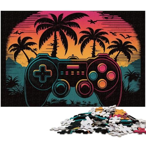 Neonlandschaft, 1000-teiliges Puzzle für Erwachsene, Heimaktivität für Feiertage, Geburtstage und Familienspieleabende, 50 x 75 cm / 19,68 x 29,52 Zoll Neonlandschaft, 1000-teiliges Puzzle für Erwachsene, Heimaktivität für Feiertage, Geburtstage und Familienspieleabende, 50 x 75 cm / 19,68 x 29,52 Zoll von JIANGENNF