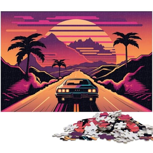 Neonlandschaft 1000-teiliges Puzzle aus Holz, kreatives Familienspiel und Heimdekoration, Teenager, 50 x 75 cm / 19,68 x 29,52 Zoll Neonlandschaft 1000-teiliges Puzzle aus Holz, kreatives Familienspiel und Heimdekoration, Teenager, 50 x 75 cm / 19,68 x 29,52 Zoll von JIANGENNF
