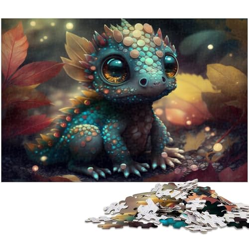 Niedliches Baby-Drachen-Puzzle mit 1000 Teilen für Erwachsene. Schwierige Puzzles für Erwachsene. Anspruchsvolles Denkspiel – Entspannendes Spielzeug für Teenager, 26 x 38 cm / 10,23 x 14,96 Zoll Niedliches Baby-Drachen-Puzzle mit 1000 Teilen für Erwachsene. Schwierige Puzzles für Erwachsene. Anspruchsvolles Denkspiel – Entspannendes Spielzeug für Teenager, 26 x 38 cm / 10,23 x 14,96 Zoll von JIANGENNF