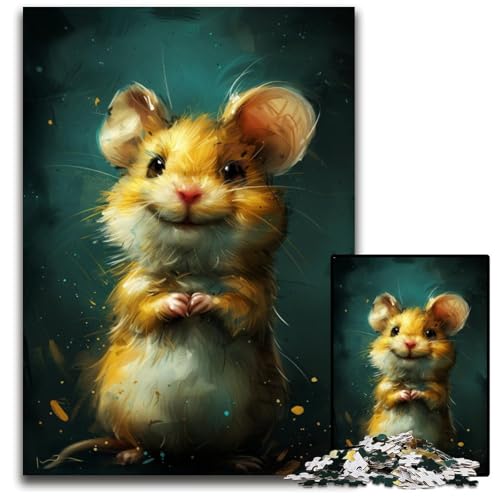 Niedliches kleines gelbes Tiger-Puzzle, 1000 Teile, Puzzle, Heimaktivität für Feiertage, Geburtstage und Familienspieleabende, 26x38cm/10,23x14,96 Zoll Niedliches kleines gelbes Tiger-Puzzle, 1000 Teile, Puzzle, Heimaktivität für Feiertage, Geburtstage und Familienspieleabende, 26x38cm/10,23x14,96 Zoll von JIANGENNF