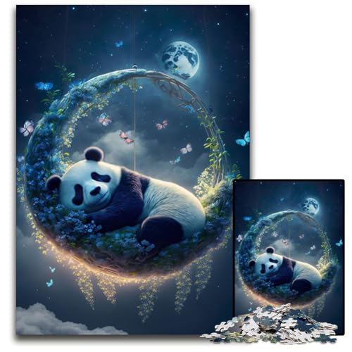 Panda Naps Puzzle 1000 Teile für Erwachsene, Denkspiel für Teenager, 50x75cm/19,68x29,52 Zoll Panda Naps Puzzle 1000 Teile für Erwachsene, Denkspiel für Teenager, 50x75cm/19,68x29,52 Zoll von JIANGENNF
