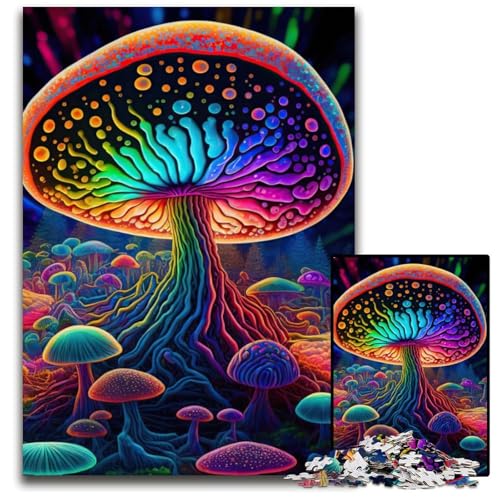 Psychedelische Puzzles für Erwachsene, 1000 Teile, schwierige Puzzles für Erwachsene, ideal für Liebhaber, perfektes Weihnachts-, Neujahrs-, Valentinstagsgeschenk, 26x38cm/10,23x14,96 Zoll Psychedelische Puzzles für Erwachsene, 1000 Teile, schwierige Puzzles für Erwachsene, ideal für Liebhaber, perfektes Weihnachts-, Neujahrs-, Valentinstagsgeschenk, 26x38cm/10,23x14,96 Zoll von JIANGENNF
