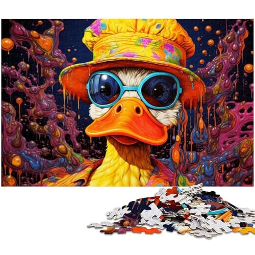 Puzzle 1000 Teile, Bunte Kunstenten, schwierige Puzzles für Erwachsene, anspruchsvolles Denkspiel für Teenager, Spaß für den Familienspieleabend, 26 x 38 cm / 10,23 x 14,96 Zoll Puzzle 1000 Teile, Bunte Kunstenten, schwierige Puzzles für Erwachsene, anspruchsvolles Denkspiel für Teenager, Spaß für den Familienspieleabend, 26 x 38 cm / 10,23 x 14,96 Zoll von JIANGENNF