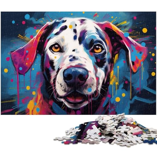 Puzzle 1000 Teile, Bunter Dalmatiner, Schwierige Puzzles für Erwachsene, Herausforderndes Denkspiel für Teenager, Spaß für den Familienspieleabend, 50 x 75 cm / 19,68 x 29,52 Zoll Puzzle 1000 Teile, Bunter Dalmatiner, Schwierige Puzzles für Erwachsene, Herausforderndes Denkspiel für Teenager, Spaß für den Familienspieleabend, 50 x 75 cm / 19,68 x 29,52 Zoll von JIANGENNF
