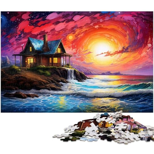 Puzzle 1000 Teile, Bunter Schneeberg, Schwierige Puzzles für Erwachsene, Herausforderndes Denkspiel für Teenager, Spaß am Familienspieleabend, 26 x 38 cm / 10,23 x 14,96 Zoll Puzzle 1000 Teile, Bunter Schneeberg, Schwierige Puzzles für Erwachsene, Herausforderndes Denkspiel für Teenager, Spaß am Familienspieleabend, 26 x 38 cm / 10,23 x 14,96 Zoll von JIANGENNF