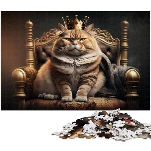 Puzzle 1000 Teile, Buntes Katzen-Puzzle für Erwachsene, Eltern, Partner, Freunde – ab 14 Jahren, 26 x 38 cm / 10,23 x 14,96 Zoll Puzzle 1000 Teile, Buntes Katzen-Puzzle für Erwachsene, Eltern, Partner, Freunde – ab 14 Jahren, 26 x 38 cm / 10,23 x 14,96 Zoll von JIANGENNF