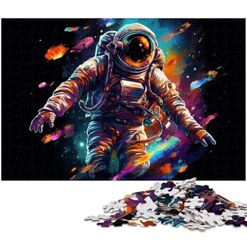 Puzzle 1000 Teile, Buntes Tyrannosaurus Rex-Puzzle für Erwachsene, Eltern, Partner, Freunde – ab 14 Jahren, 50 x 75 cm / 19,68 x 29,52 Zoll von JIANGENNF