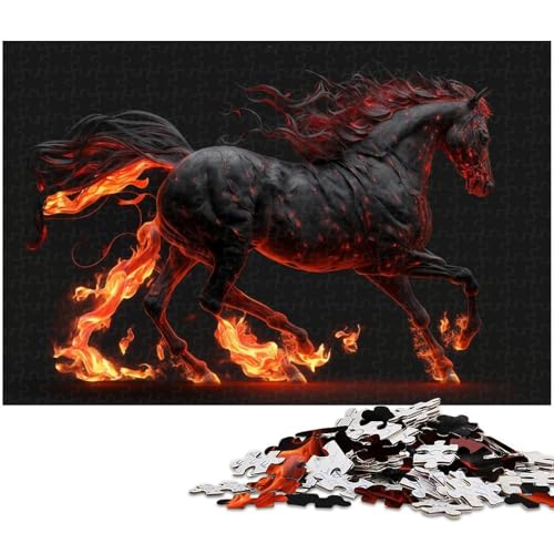 Puzzle 1000 Teile, Fantasiepferd, Unmögliches Puzzle für Erwachsene, Familienaktivität, Denksportaufgabe, Heimdekoration, 50 x 75 cm / 19,68 x 29,52 Zoll Puzzle 1000 Teile, Fantasiepferd, Unmögliches Puzzle für Erwachsene, Familienaktivität, Denksportaufgabe, Heimdekoration, 50 x 75 cm / 19,68 x 29,52 Zoll von JIANGENNF