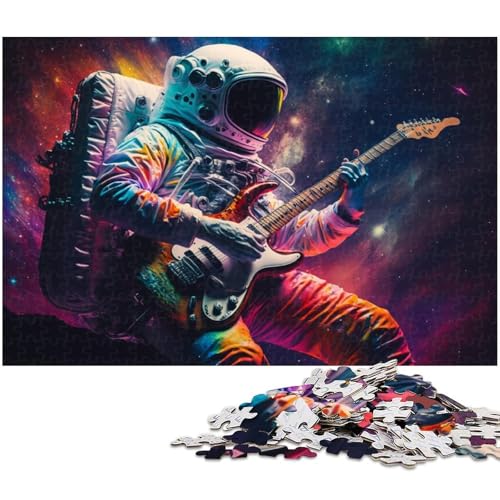 Puzzle 1000 Teile, Fantasy-Astronauten-Puzzle für Erwachsene, Eltern, Partner, Freunde – ab 14 Jahren, 26 x 38 cm / 10,23 x 14,96 Zoll von JIANGENNF